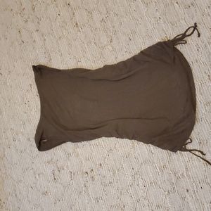 Low-back swimsuit cover-up